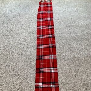 Red Plaid Scarf